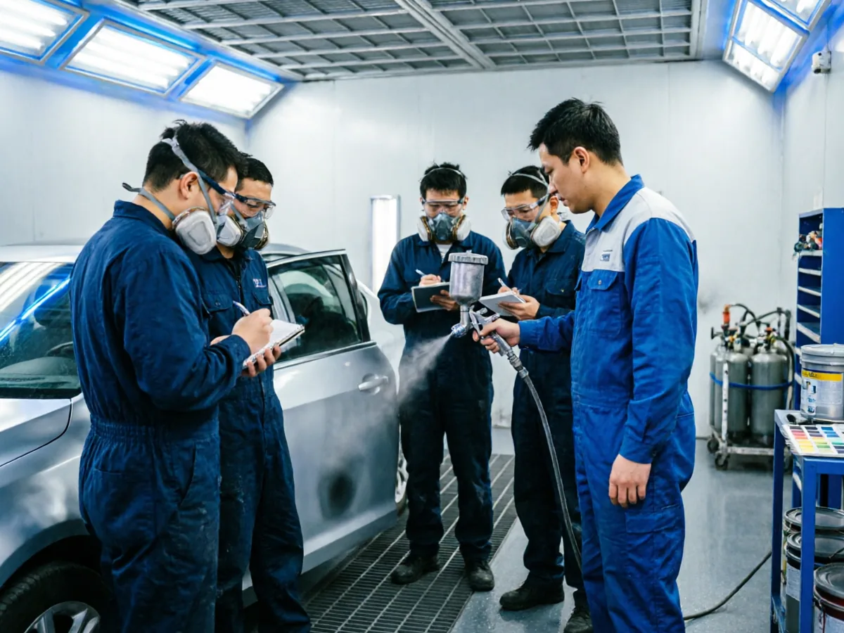 کلاس عملی آکادمی رنگ آرام